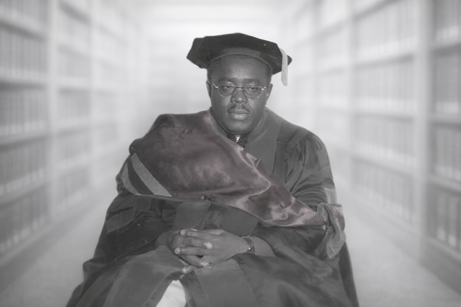 Professor D. P. S. Asechemie in academic regalia, 2006